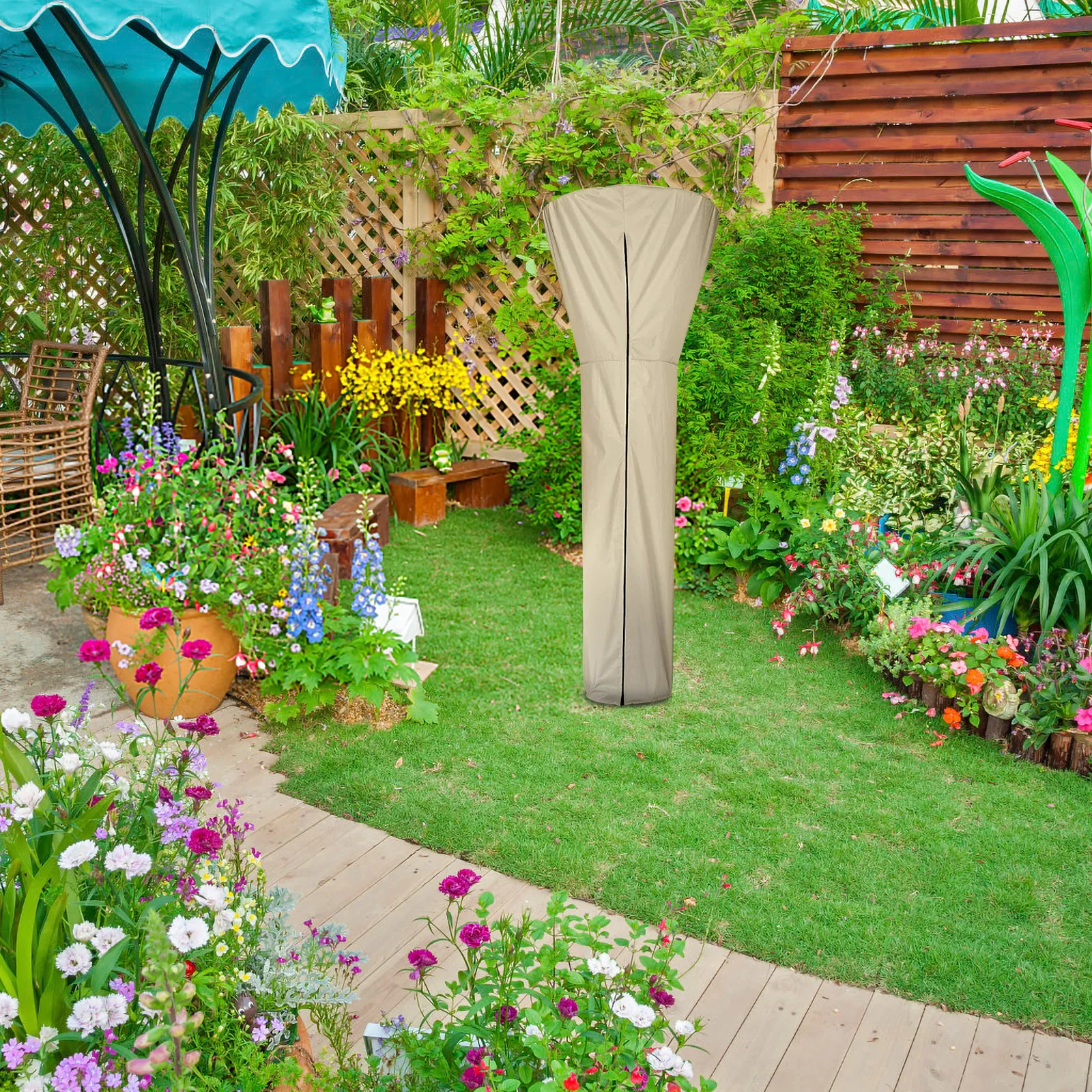 

1 шт. чехол для уличного обогревателя из высокоплотной водонепроницаемой ткани Оксфорд, устойчивый к УФ-излучению, складной, легкий, защитный