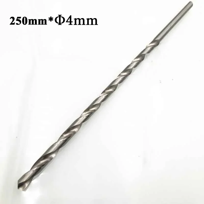 Extra lange 16–30 cm Bohrer für Metall, Holzbearbeitung, HSS-Stahl, gerader Schaft, 2–6 mm Spiralbohrer, Elektrowerkzeuge, Großhandel