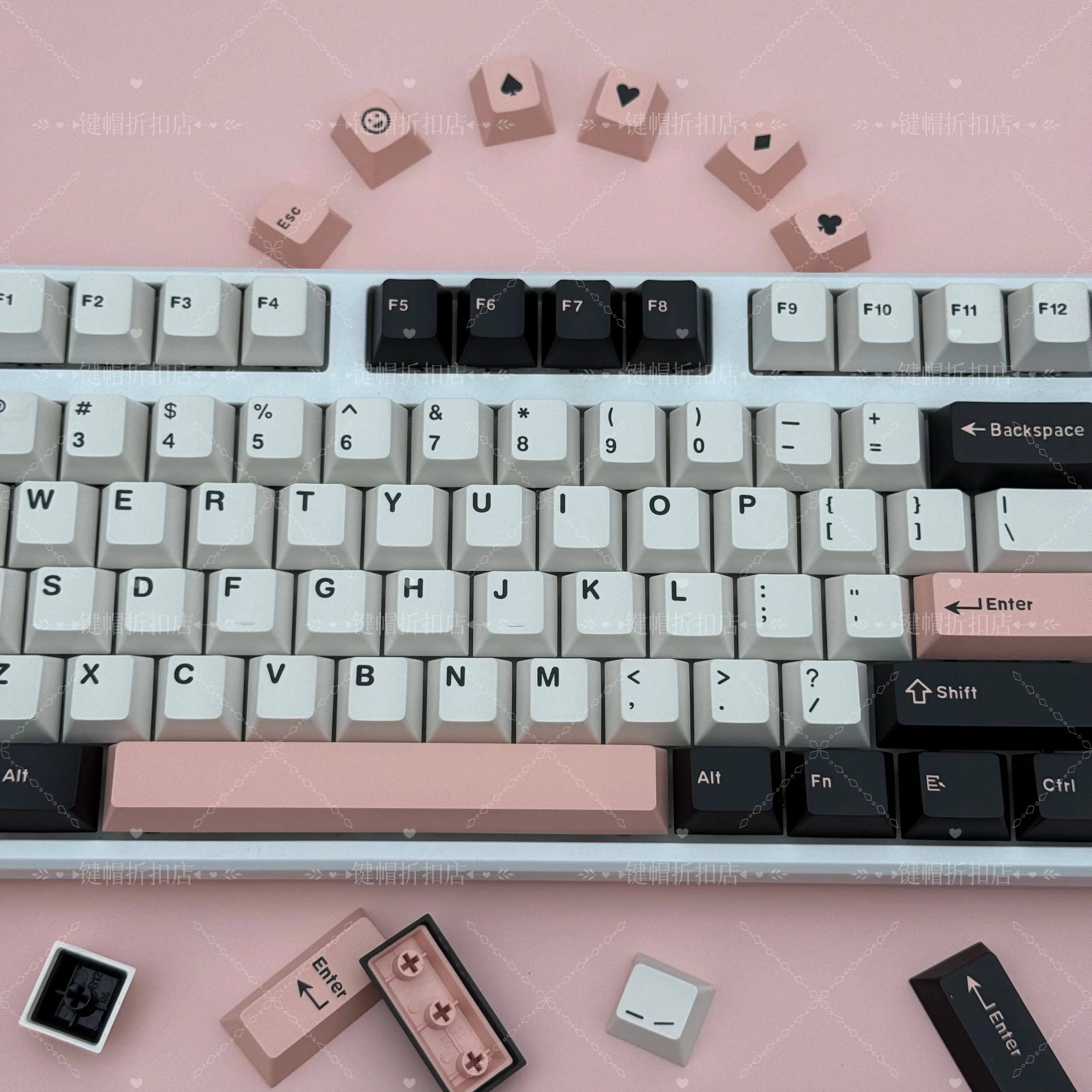 GMK أوليفيا عمود متقاطع 163 أغطية مفاتيح PBT صبغ Subbed أغطية مفاتيح الكرز Keycap مع 2.25U 2.75U 3U 7U Spacebar ISO Enter