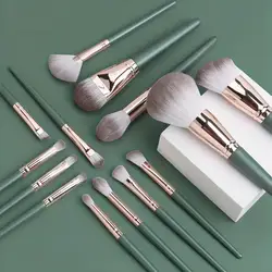 14Pcs Makeup Brushes Set Large Fluffy Soft Eye Shadow Foundation Brush Women Cosmetic Powder Blush Blending Beauty Make Up Tools