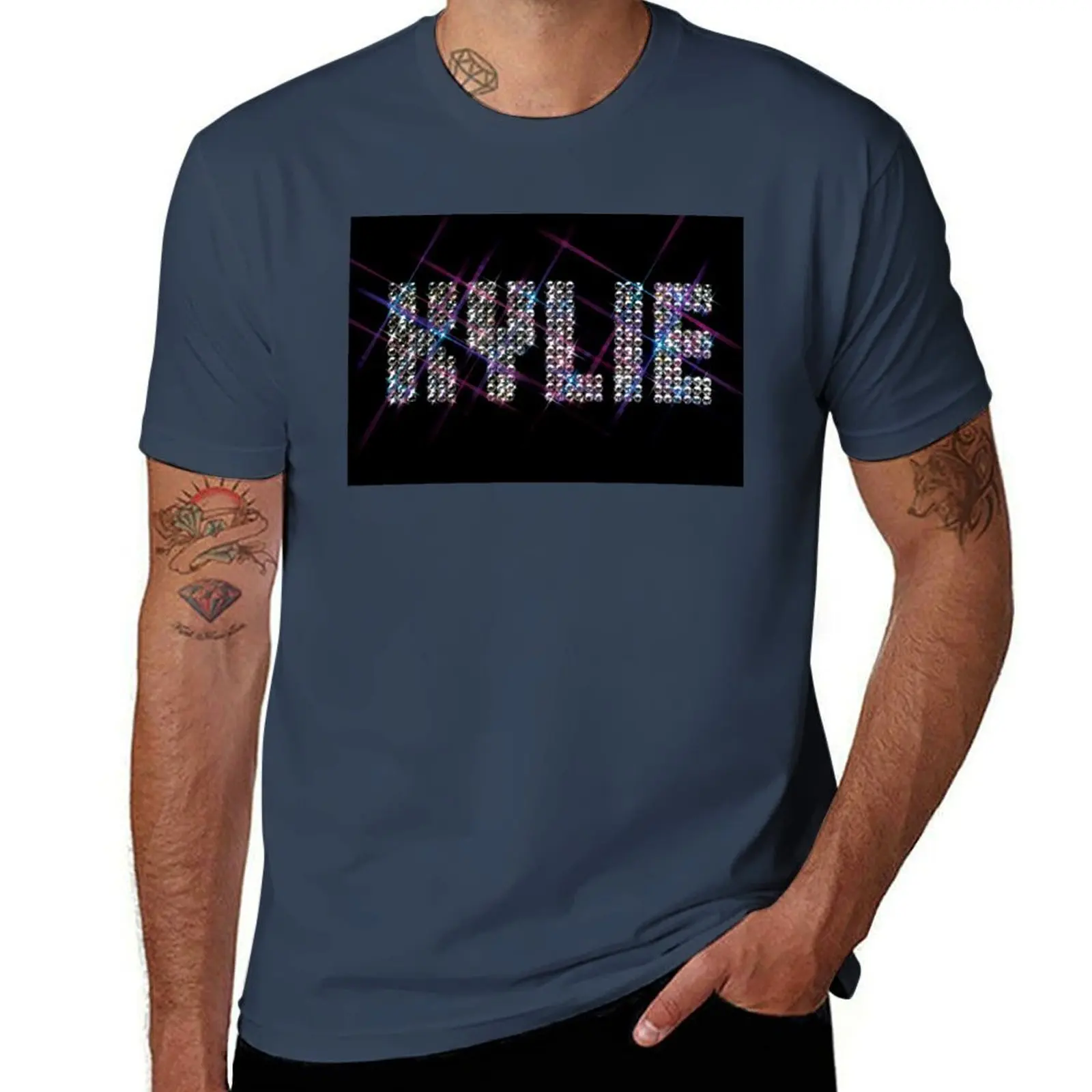 

KYLIE - On A Night Like This Tour T-Shirt Plus Size Basic Short Sleeve Top