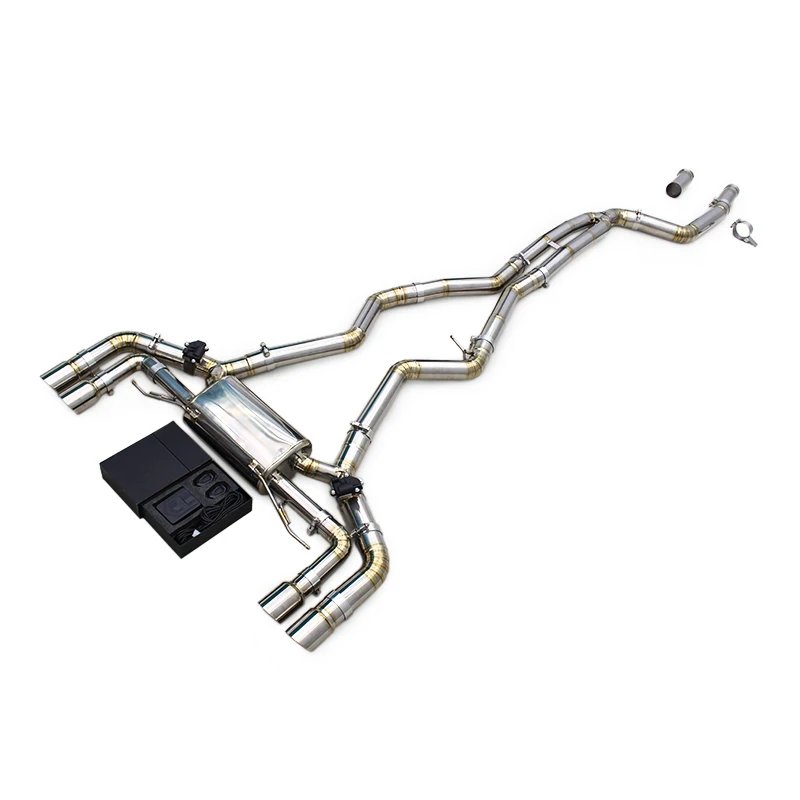 

Custom Valved Exhaust for BMW M340/M340i 3.0T 2019-2024 Exhaust Pipe with Valve Control Muffler Titanium Exhaust System