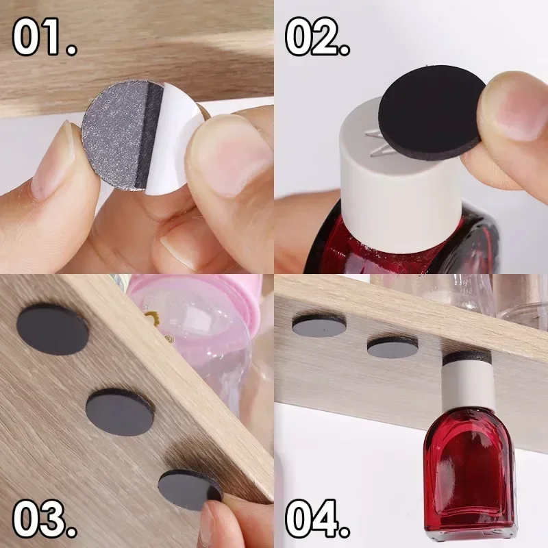 마그네틱 스퀘어 라운드 도트 시트 자석 자기 접착제 DIY 공예 스티커 시트 냉장고 사무실 화이트 보드 사진 스티커