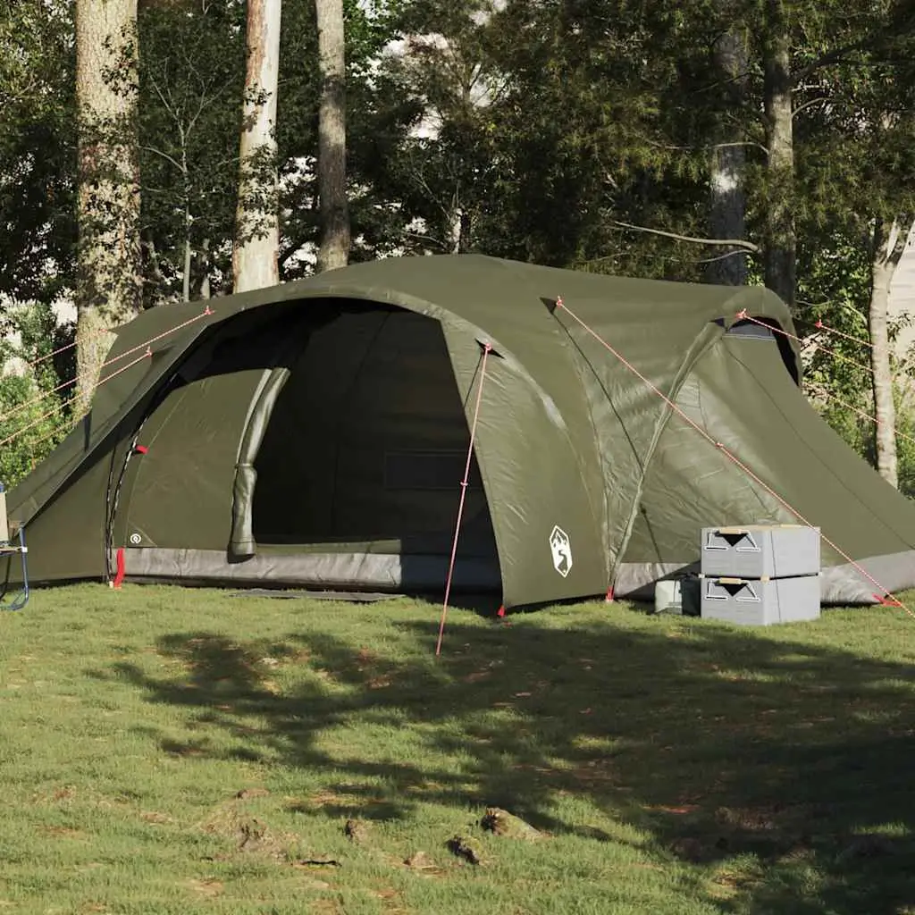 

Family Tent Dome 6-Person Olive Green Waterproof