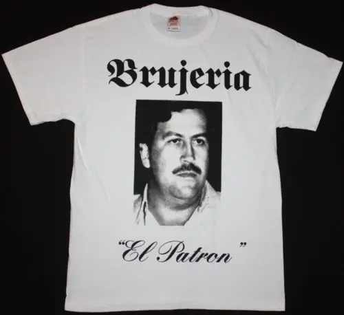 Brujeria "El Patron" - نابالم الموت Asesino Grind جديد تي شيرت أبيض تي شيرتات عجيبة للرجال ماركات الملابس الرجالية مضحك Ugus
