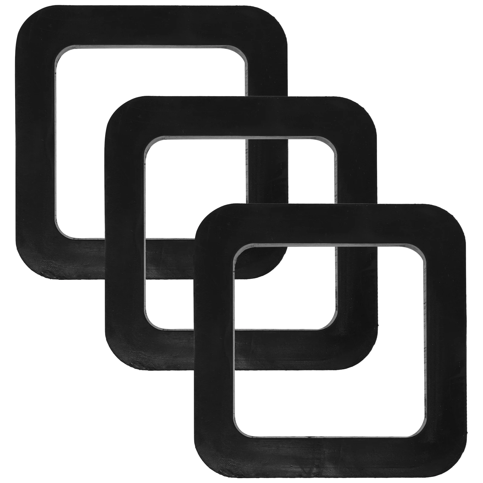 

3pcs Trailer Hitch Noise Reduction Rubber Cushion 2 Inch Receiver Pads Absorbing Vibration Durable Easy Installation Versatile