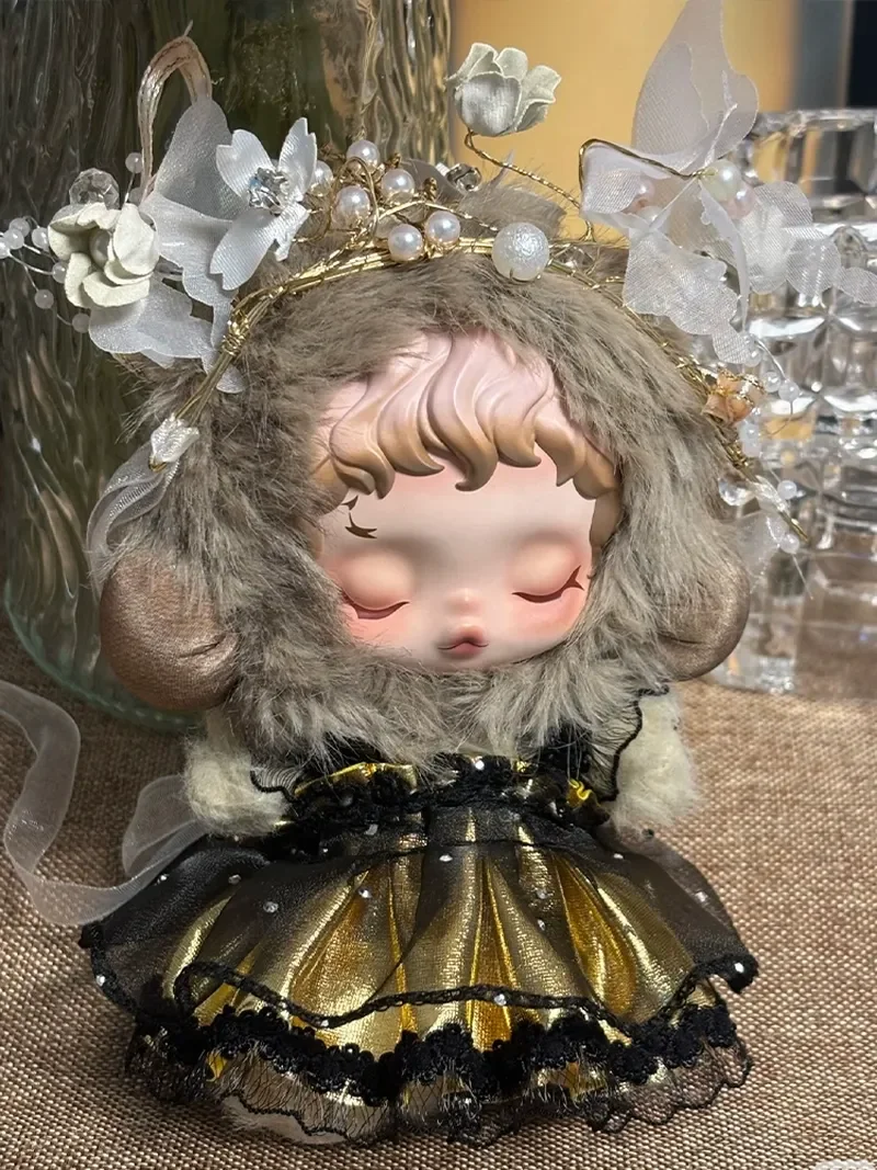 

Doll Clothes Hand-Made For Sp Skullpanda Baby Clothes Light Weaving Garden Series Fantasy Doll Vinyl Dress Headdress Lovely Gift