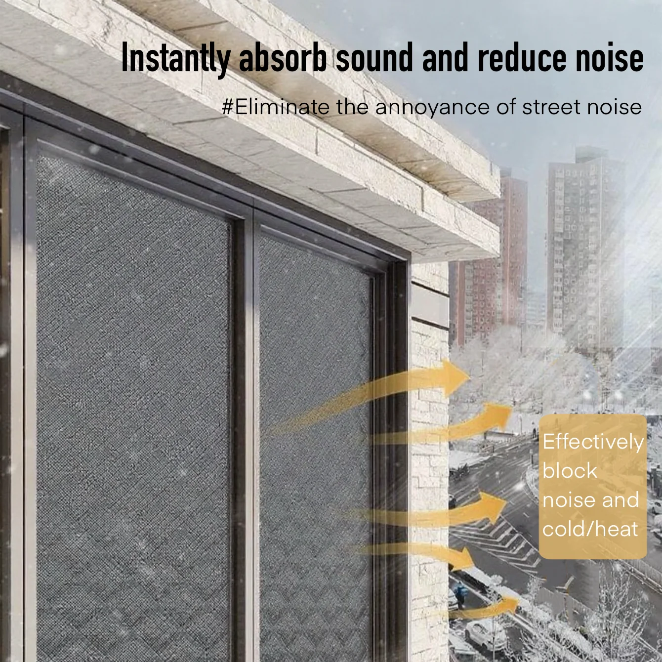  Windproof thermal curtains with heat storage function. Lock indoor warmth firmly, block cold air effectively. Keep your room co