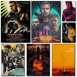 American Classic Science Fiction Movies Blade Runner 2049 Retro Poster Canvas Paintings Wall Art Pictures Cinema Home Decor