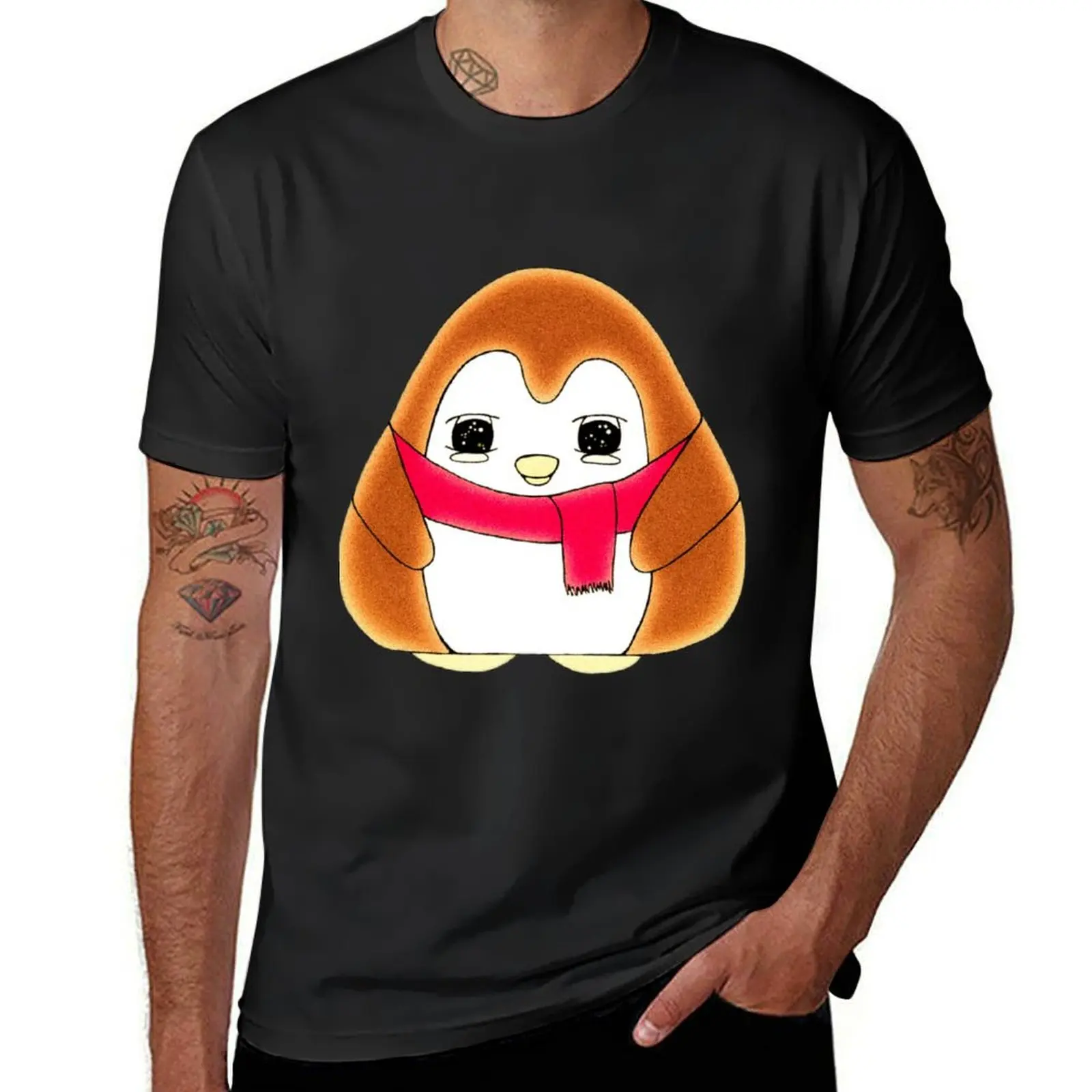 

Ginger Gumdrop Penguin T-Shirt sports fans customs design your own Short sleeve tee mens plain t shirts