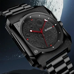 GLENAW Luxury Fashion Men's Watch Automatic Business Watch Stainless Steel Waterproof Mechanical Watch Men's Relogio Masculin