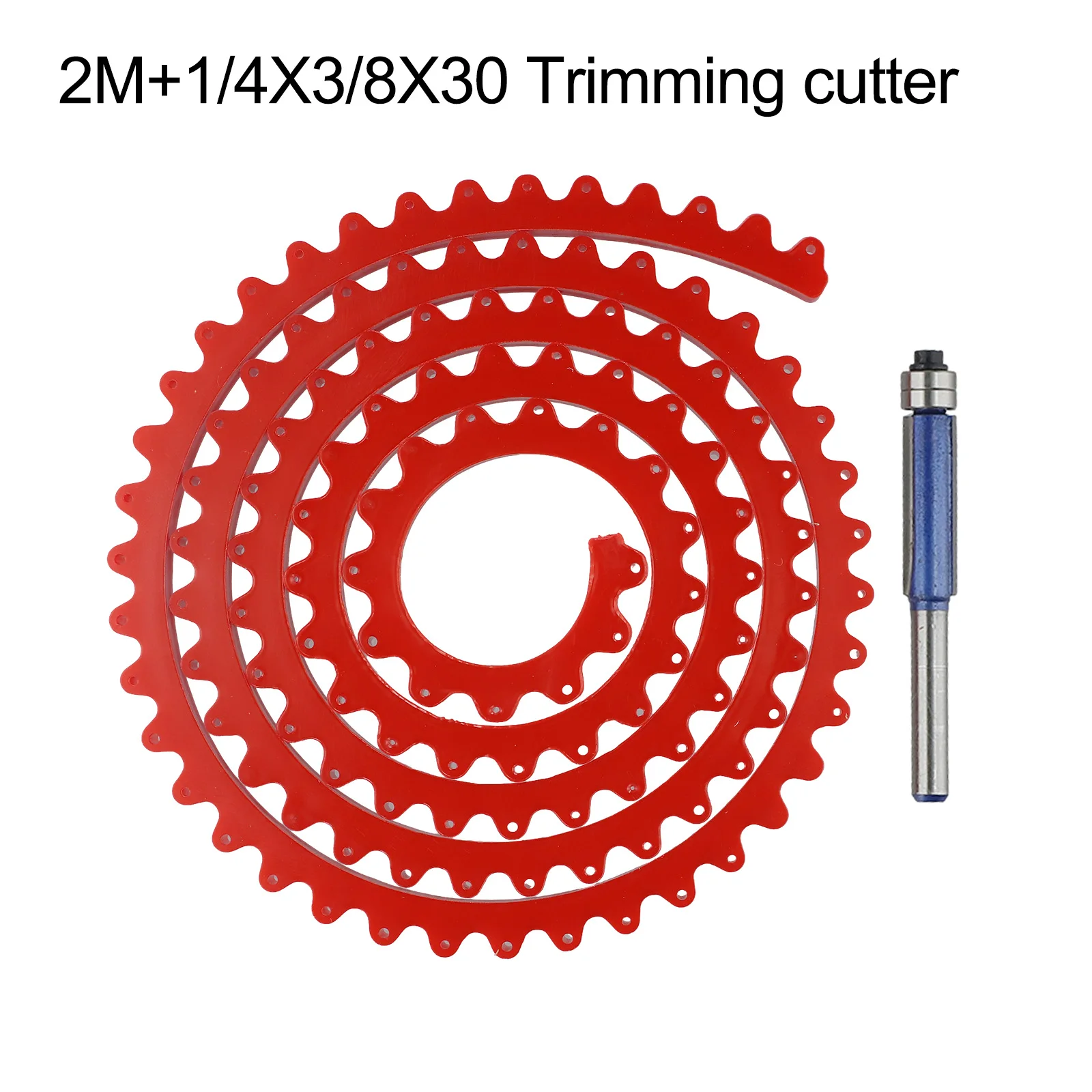 Flexible Shaping Strip Gear Driven Profiling Strip Practical In Woodworking Premium Flexible Material Red, Blue Color