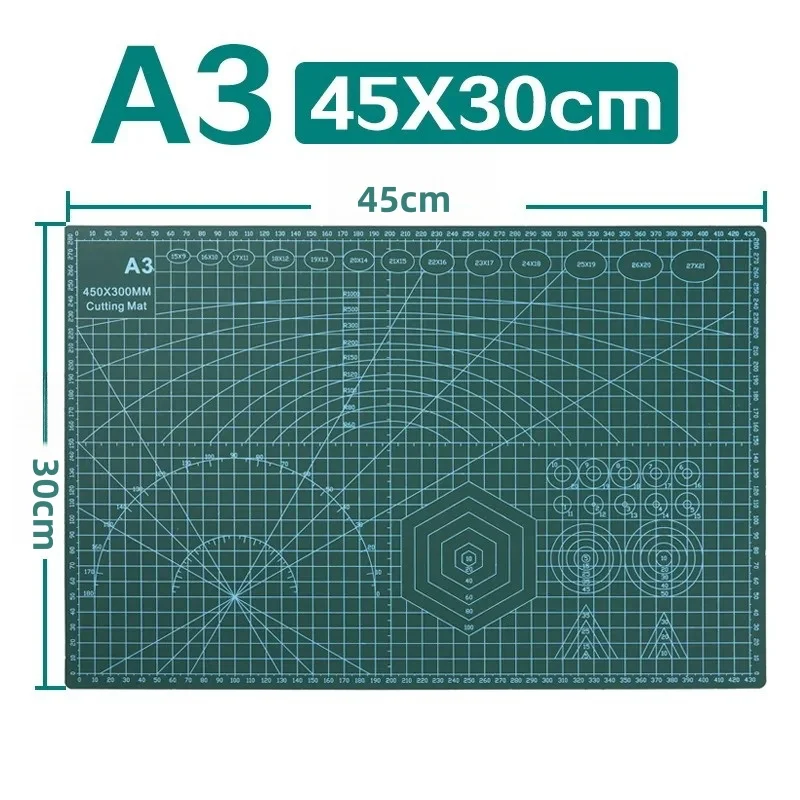 QIANKONG A2 A3 A4 A5 PVC Schneidematte Doppelseitige Selbstheilung Bord Patchwork Werkzeuge DIY Manuelle Handwerk Künstler Schneiden Messer schläger Kit 8