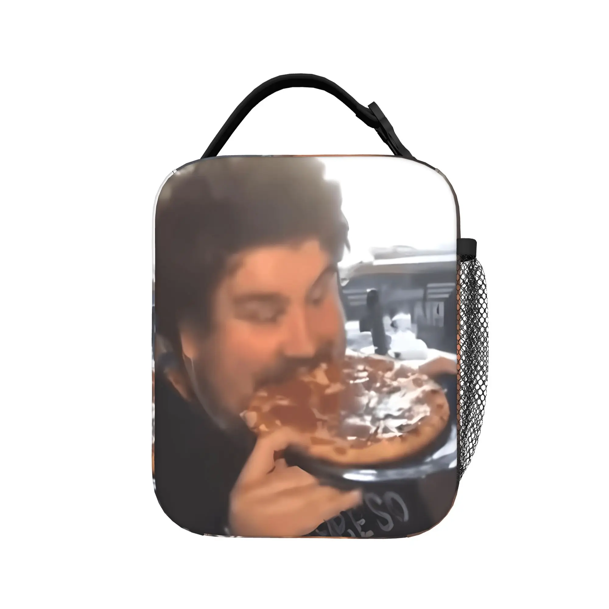 Drachenlord Meme Poster Rainer Winkler Lunch Bag  Convenient Lunch Box Child Picnic Graphic Cooler Bag Fashion Tote Food Bags