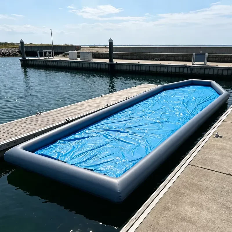 Portable Inflatable Dry Dock for Yacht Boat Cleaning Maintenance and Repair Marine Dock Platform