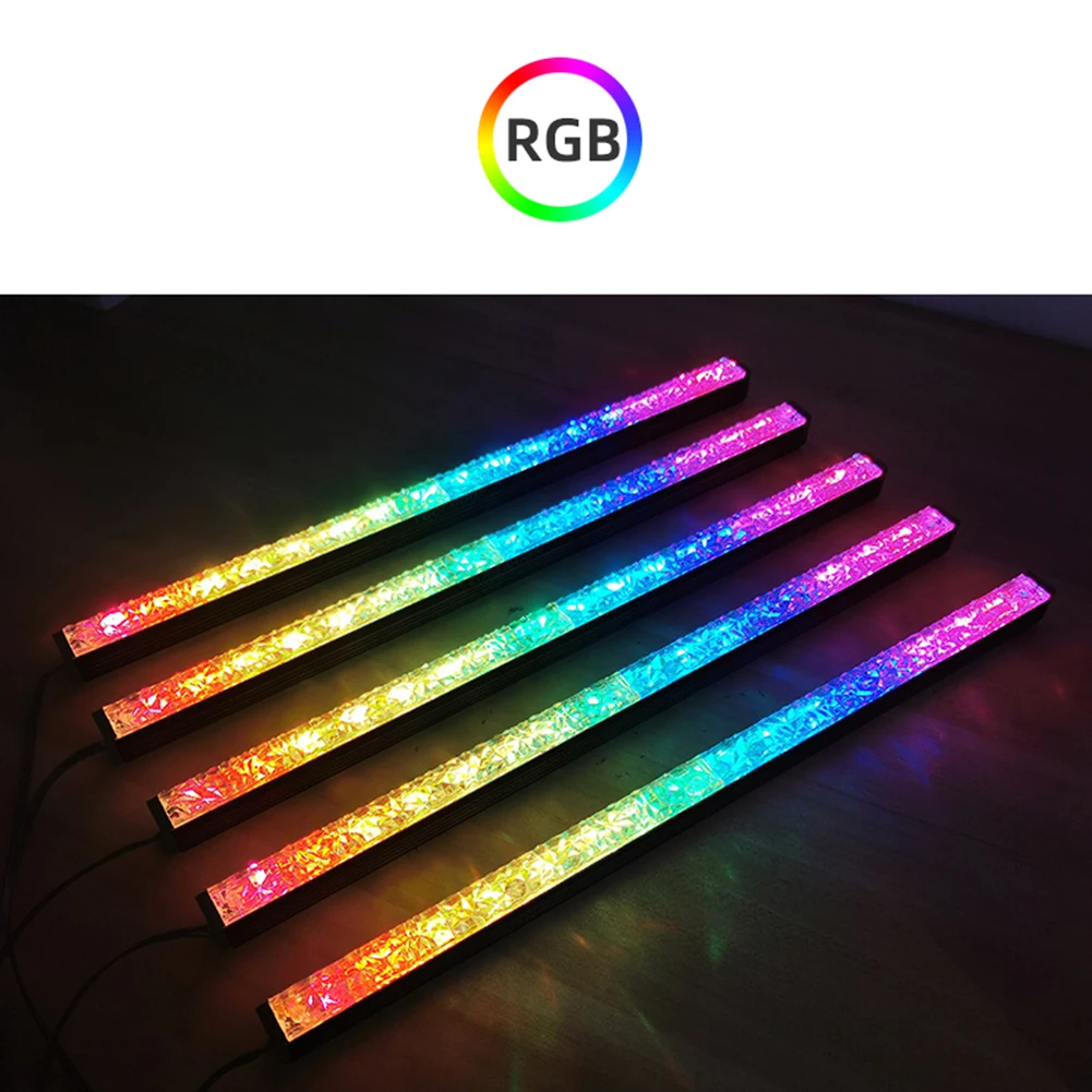 Lampu Strip LED ARGB Magnetik Berlian 4Pin 5V 3Pin/Kecil 4Pin Lampu DIY Magnetik Berlian untuk Casing PC