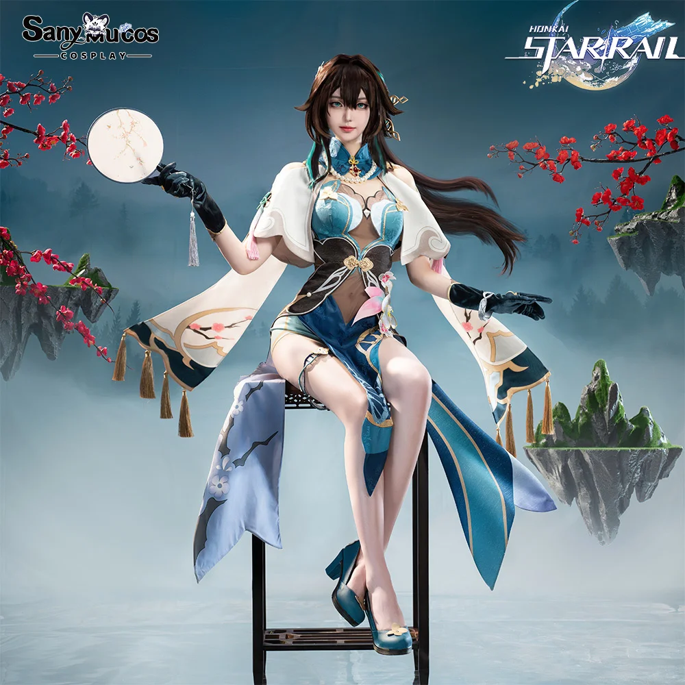 

Premium Edition SanyMuCos Ruanmei Cospaly Honkai: Star Rail Game Dress Cospaly Outfit Comic-con Birthday and Holiday Gifts