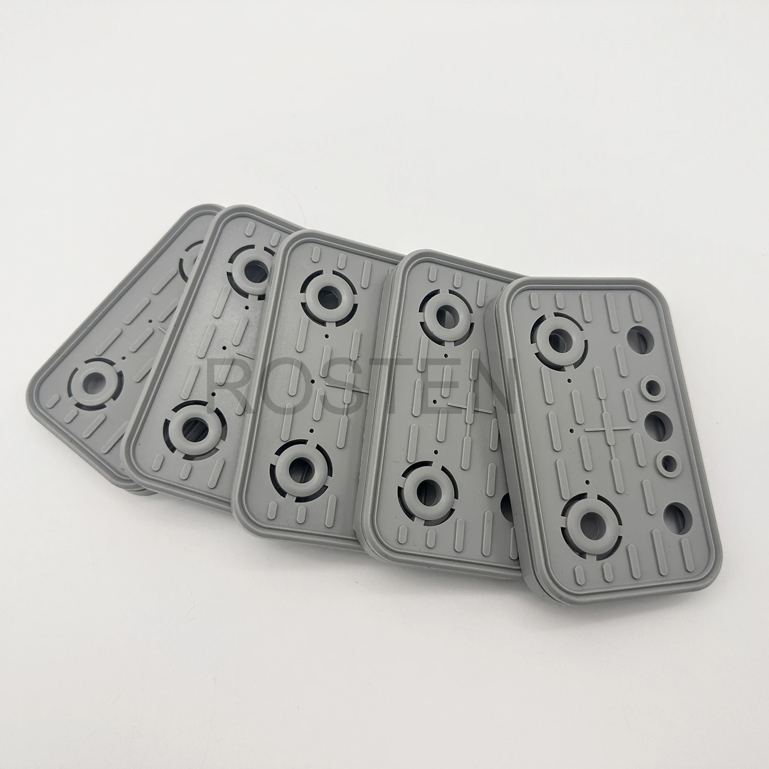 5pcs 125*75*17mm Homag PTP160 Machining Center CNC Vacuum Pad Cover Suction Cups Pods Rubber Replacement Plates