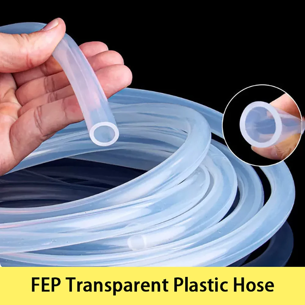 

1-6 Meters FEP Transparent Tube Plastic Hose Outer Dia 3.2mm-16mm Water Pipe Horizontal Oil Pipe Industrial Processing DIY