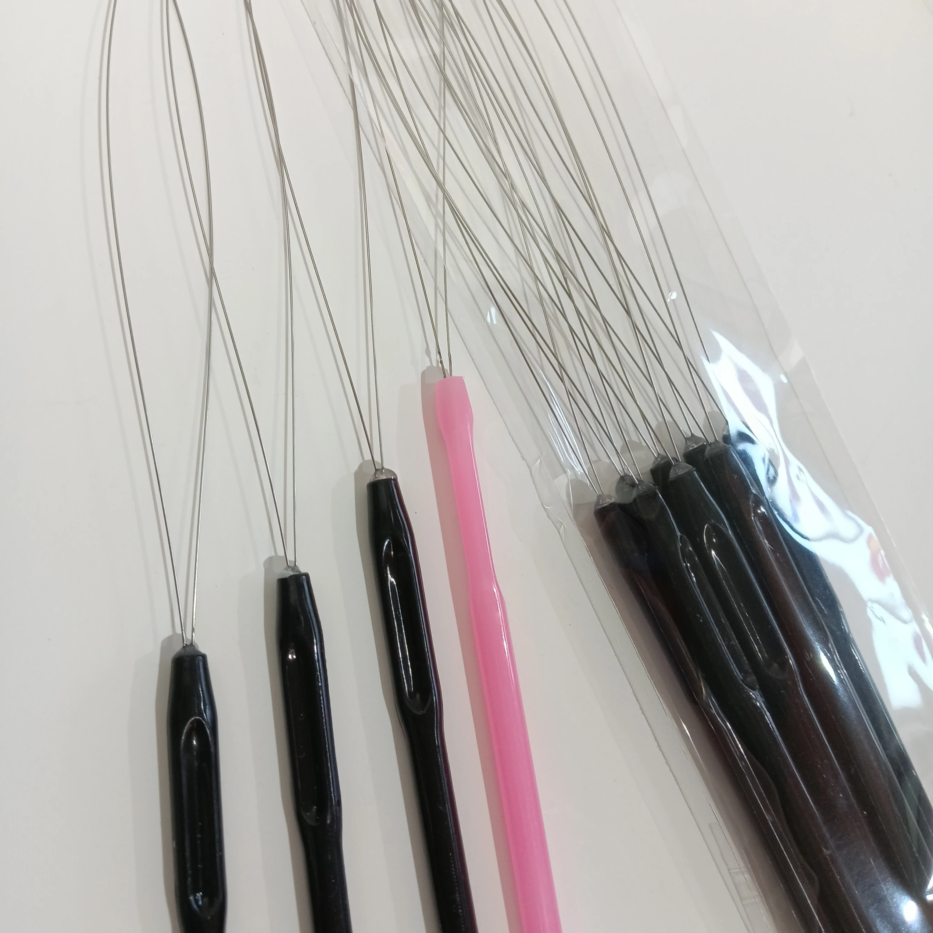 plastic haarverlenging EZ trekken lus threader micro ring kralen links gereedschap
