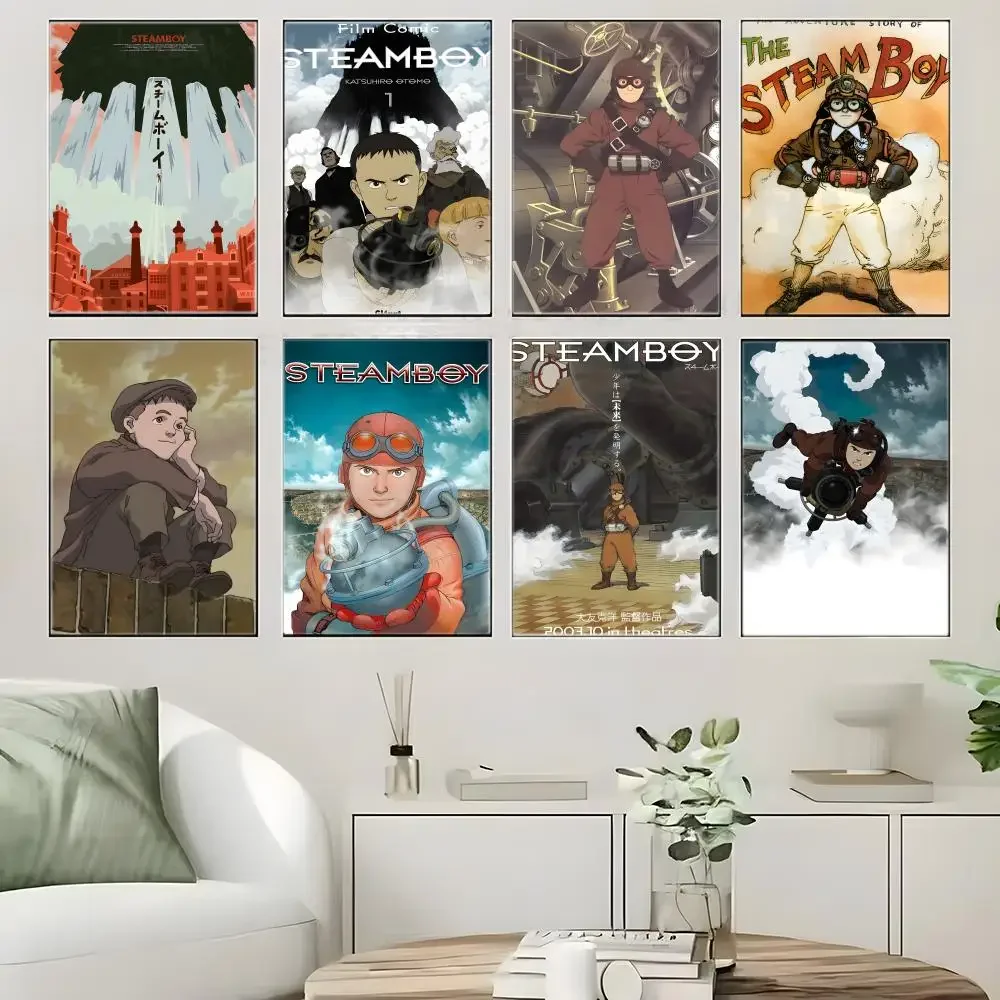 Victorian Era Anime S-Steamboy Poster Crease Free Waterproof Durable All Space Wall Decor