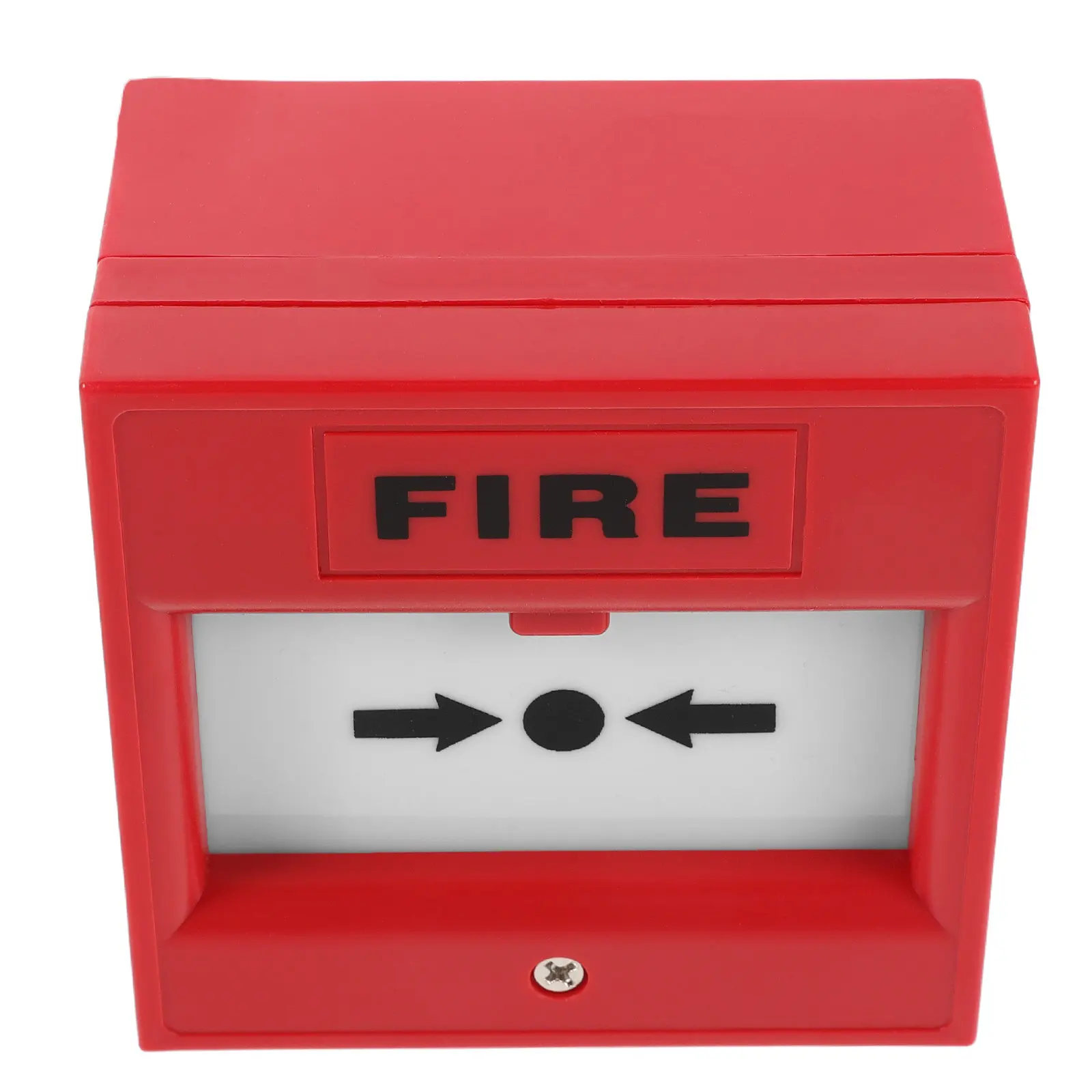 Red Emergency Break Glass Alarm Button Manual Call Point Fire Exit Release Switch for Office School Warehouse Safety Control