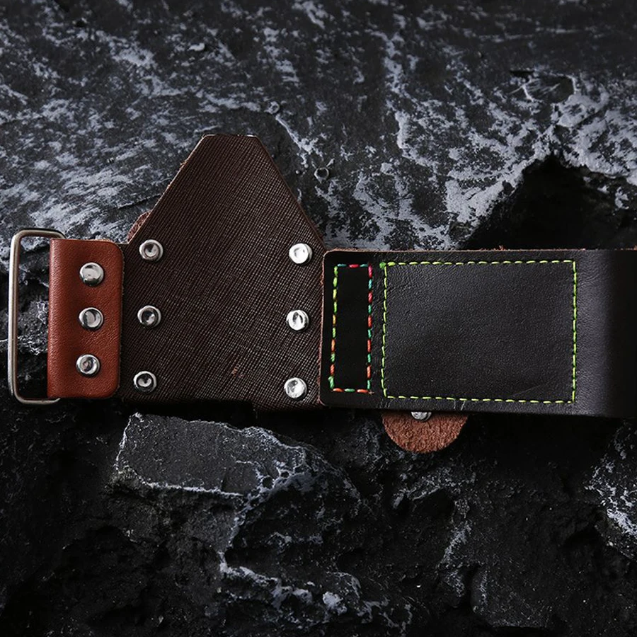 Leder-Edelstahl-Angelhandgelenkstütze, Handgelenk-Angelrollenhalter, Outdoor-Angelwerkzeug, Angel-Schleuderzubehör. – Detail 9