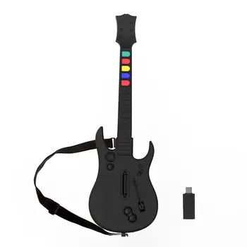 DOYO PC PS3 için 2.4G kablosuz gitar kahraman denetleyici klon kahraman Rock Band oyunları uzaktan Joystick konsol ile uyumlu