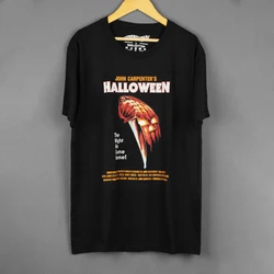 Halloween T-Shirt Michael MyersHorror Movie Jason Voorhees Leatherface Men's Clothing Short Sleeve Cotton Tee Shirt