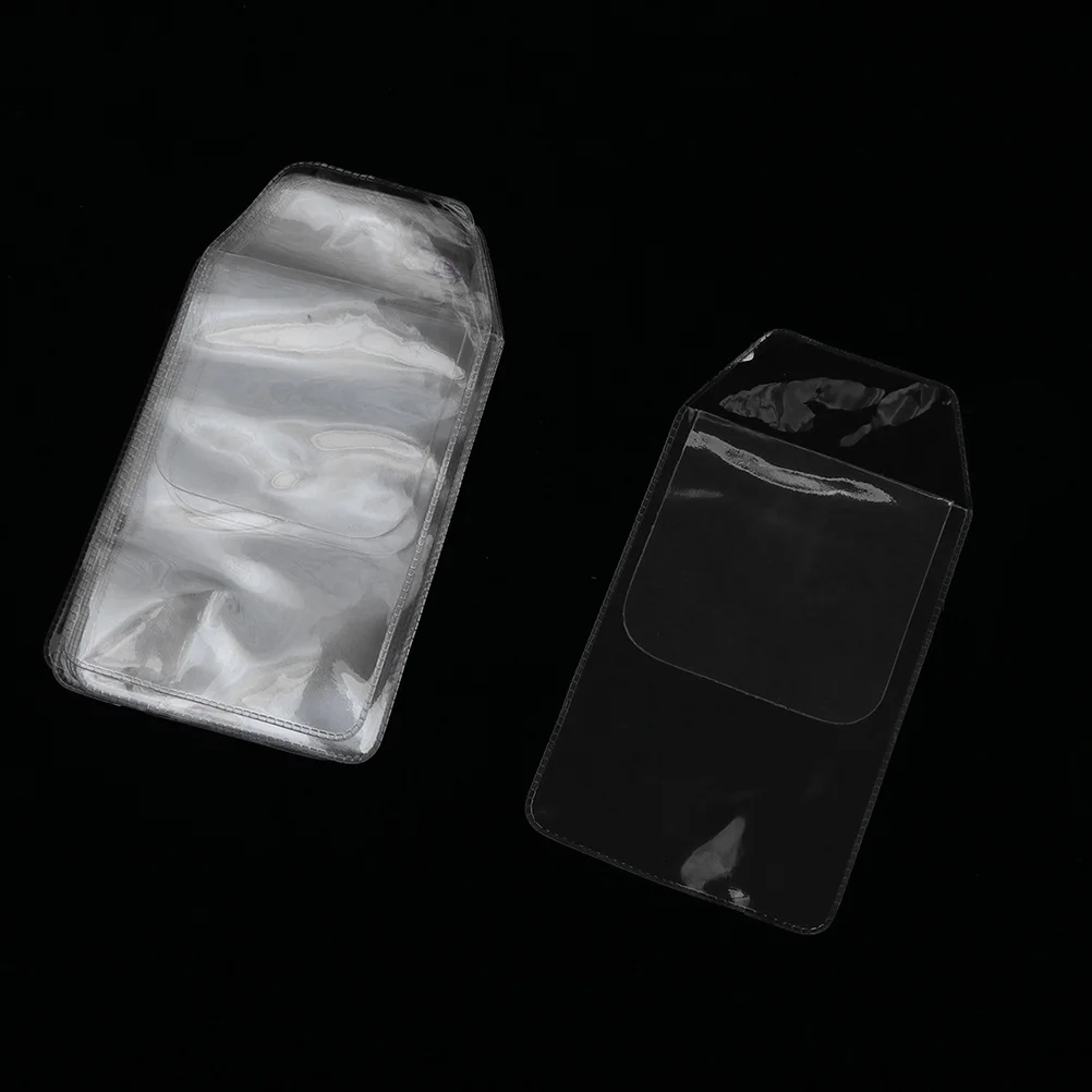 20 قطعة حقيبة القلم الشفاف بولي كلوريد الفينيل أكياس تخزين قلم رصاص إدراج نوع ل معاطف للأطباء والممرضات مستشفى مكتب المنظم العرض