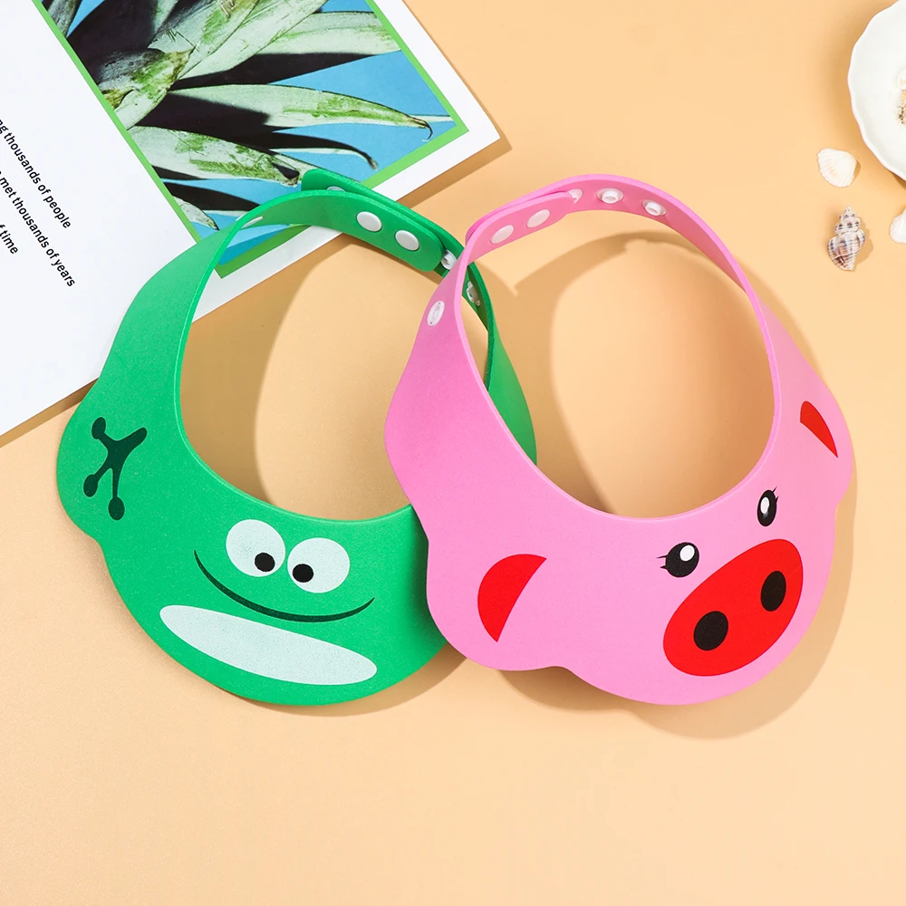 Shampoo Cap Adjustable Wash Shower Hat For Newborns Baby Ear Protection Children Bath Visor Head Cover Cute Octopus Shield