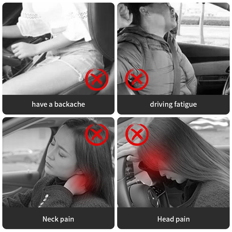 For Mercedes Benz CLA C117 C118 GLA X156 H147 GLB X247 GLC X253 GLE W167 W292 G-class W460 V-class W447 Car Headrest Neck Pillow - Image 4