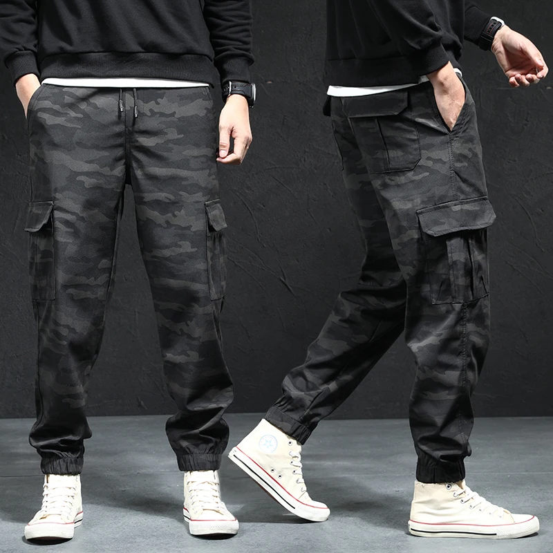 

Свободные камуфляжные рабочие брюки, мужские и женские эластичные повседневные брюки на весну и осень, брюки-карго Faion Urban Sle