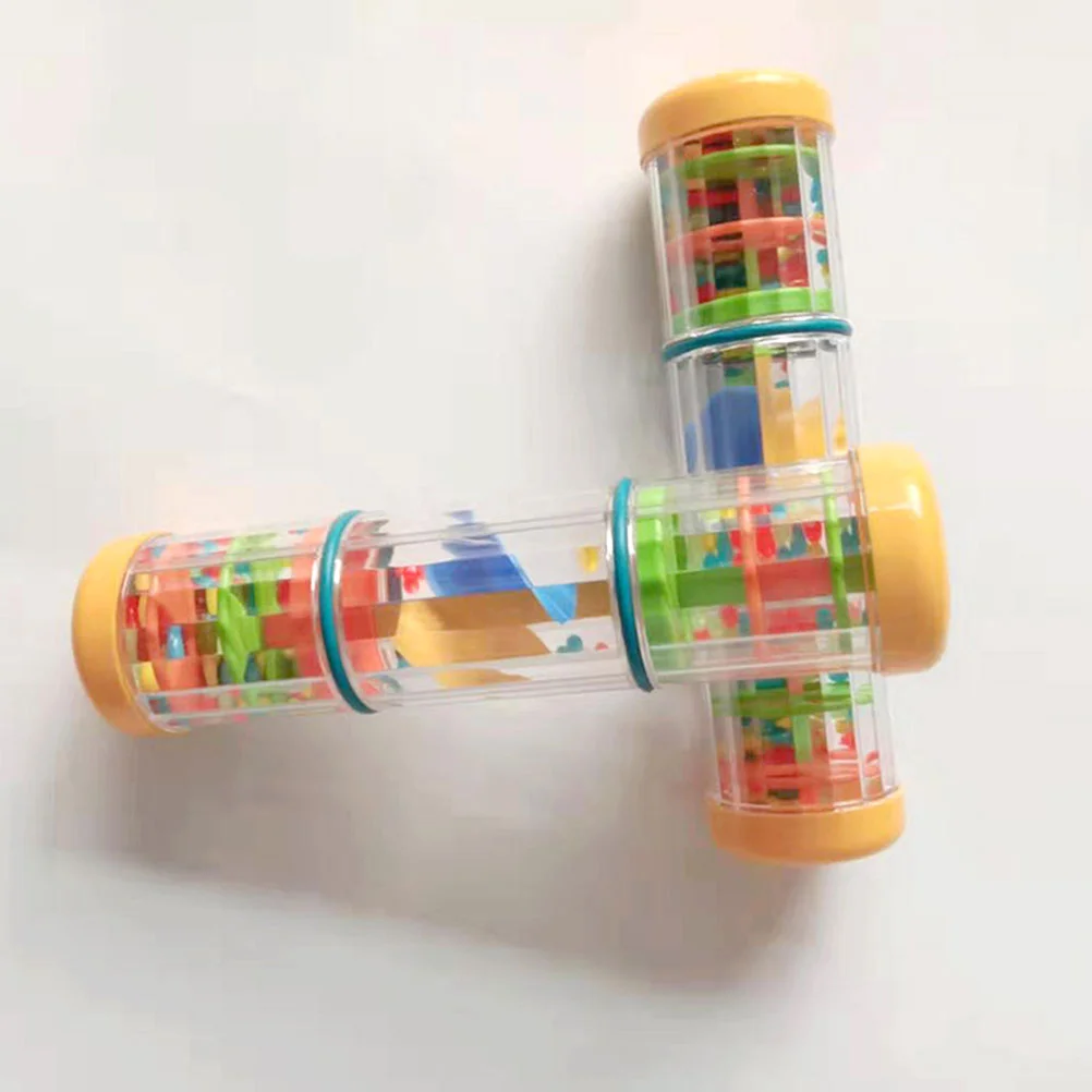 Raindrop Sound Cylinder Teaching Aid Child Musical Instruments Kids Toy Abs Plaything