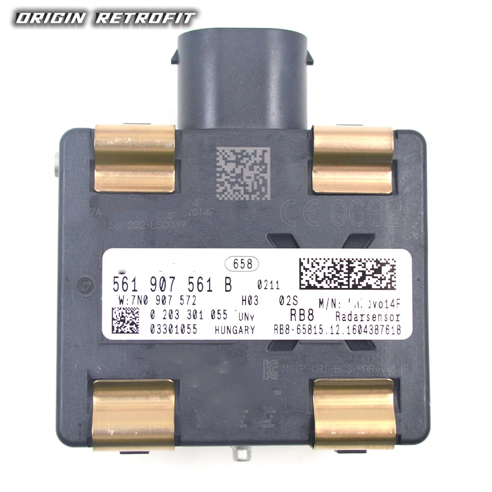 561907561B 561907704 ACC التكيف مثبت السرعة رادار الاستشعار التحقيق وحدة التحكم لشركة فولكس فاجن باسات 561907561 561 907 704 #2