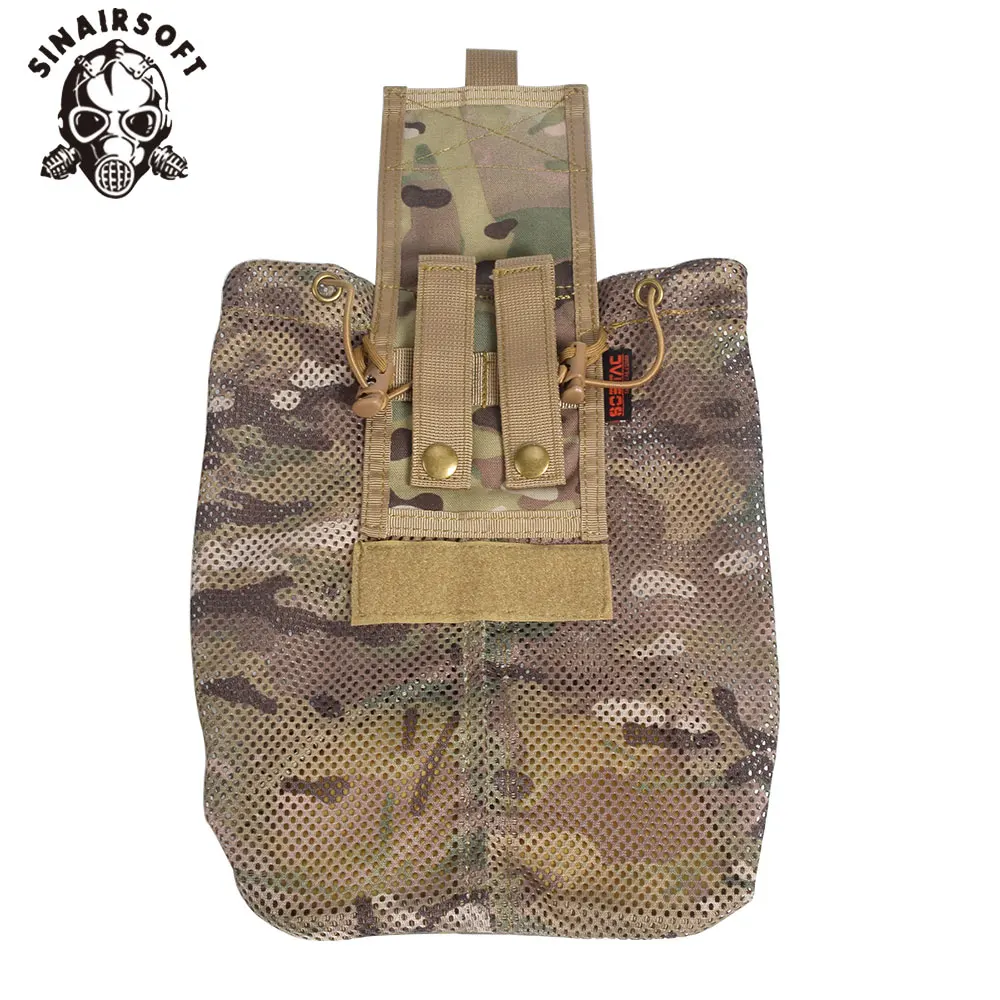 Nový taktická molle skládací uložit hroutit se časopis recyklace pouch airsoftové paintballové civil outdoorové hon nářadí skládací brašna