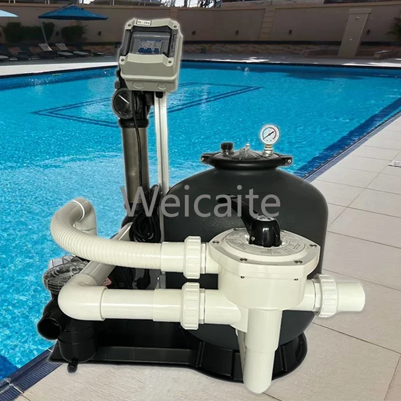 Swimming pool filter water pump sand filter chlorinator UV equipment system