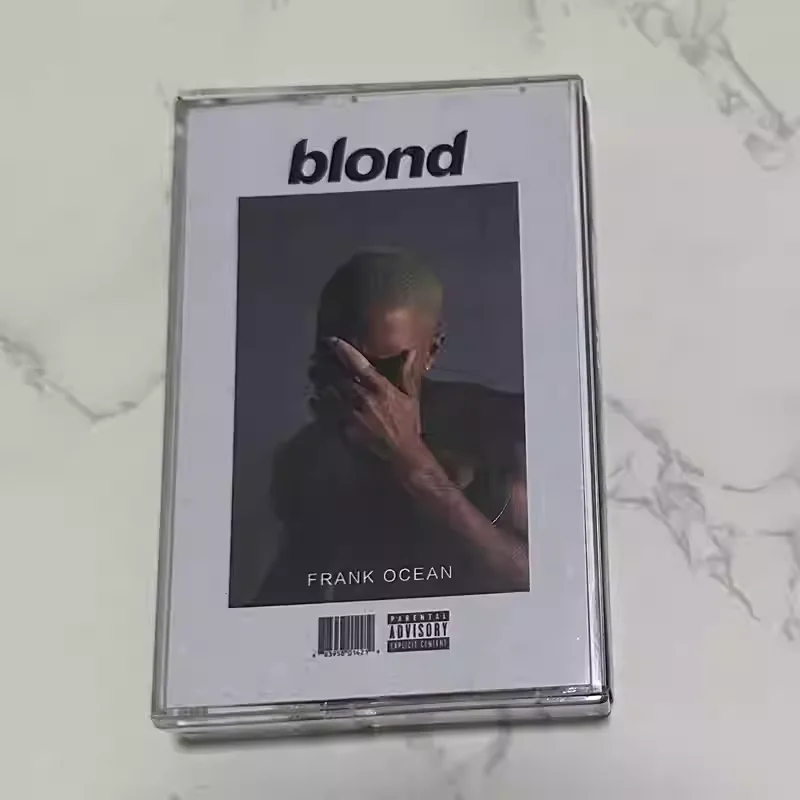 

Vintage Alternative R&B Hip-Hop Album Frank Ocean Cassette Tape Blonde Audio Cassette Cosplay Walkman Car Soundtracks Box Gifts