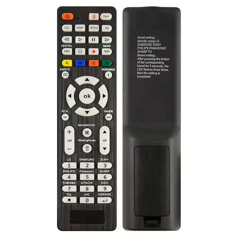 Universal RC-G008 Replcement Remote Control With Light In The Night For All Models And Brands TV Suitable For LCD TVs