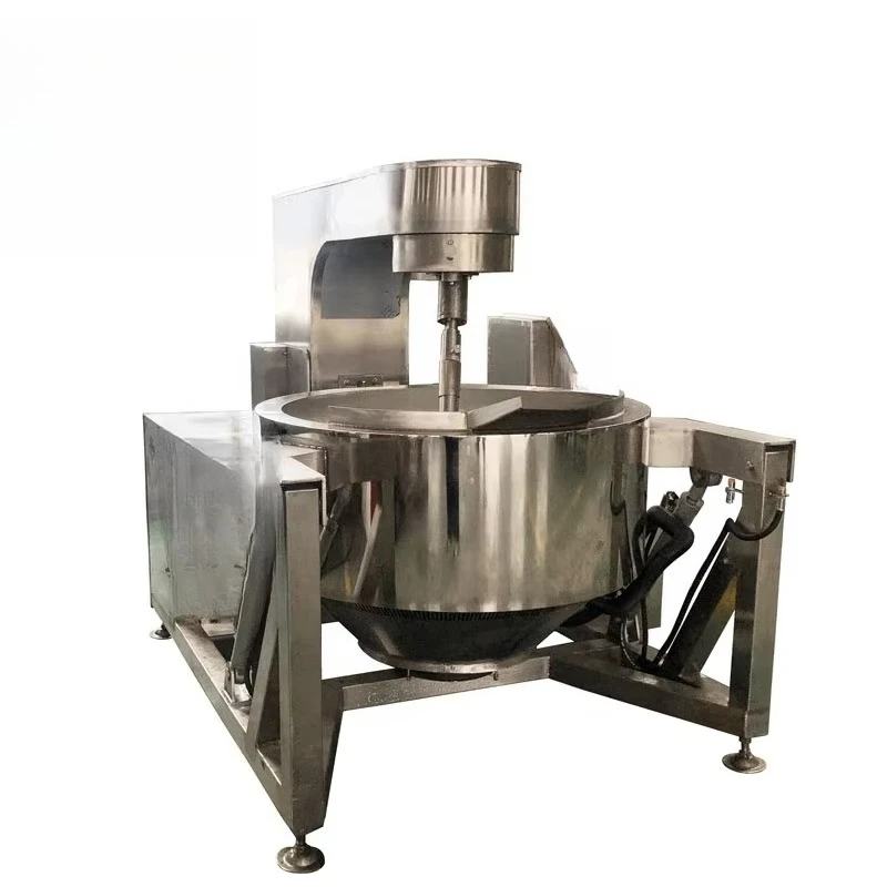 Multi-Use Cooking Mixer Machine for Chili Jam Sauce Preparation for Bakeries Flour Mills Vegetable Processing Plants