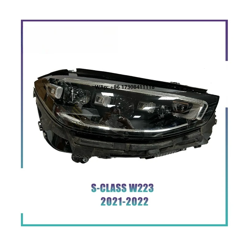 

Фара для Mercedes-Benz S-Класса (W223) OEM: S400, S450, S480, S500, S550, S450L. Светодиодная фара в сборе.