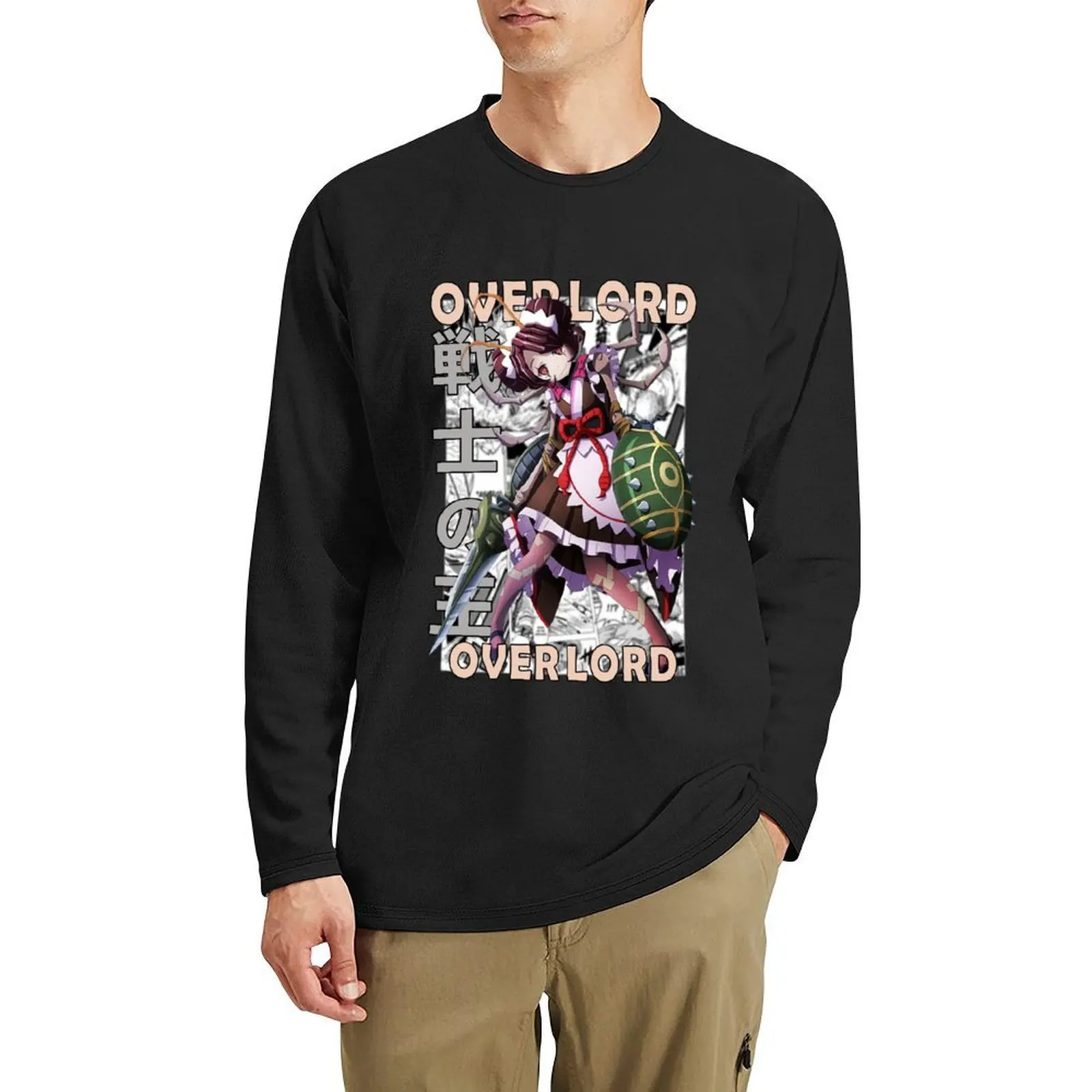 

Entoma Vasilissa Zeta Overlord Manga Backdrop Design Long T-Shirt custom t shirt anime clothes plain white t shirts men