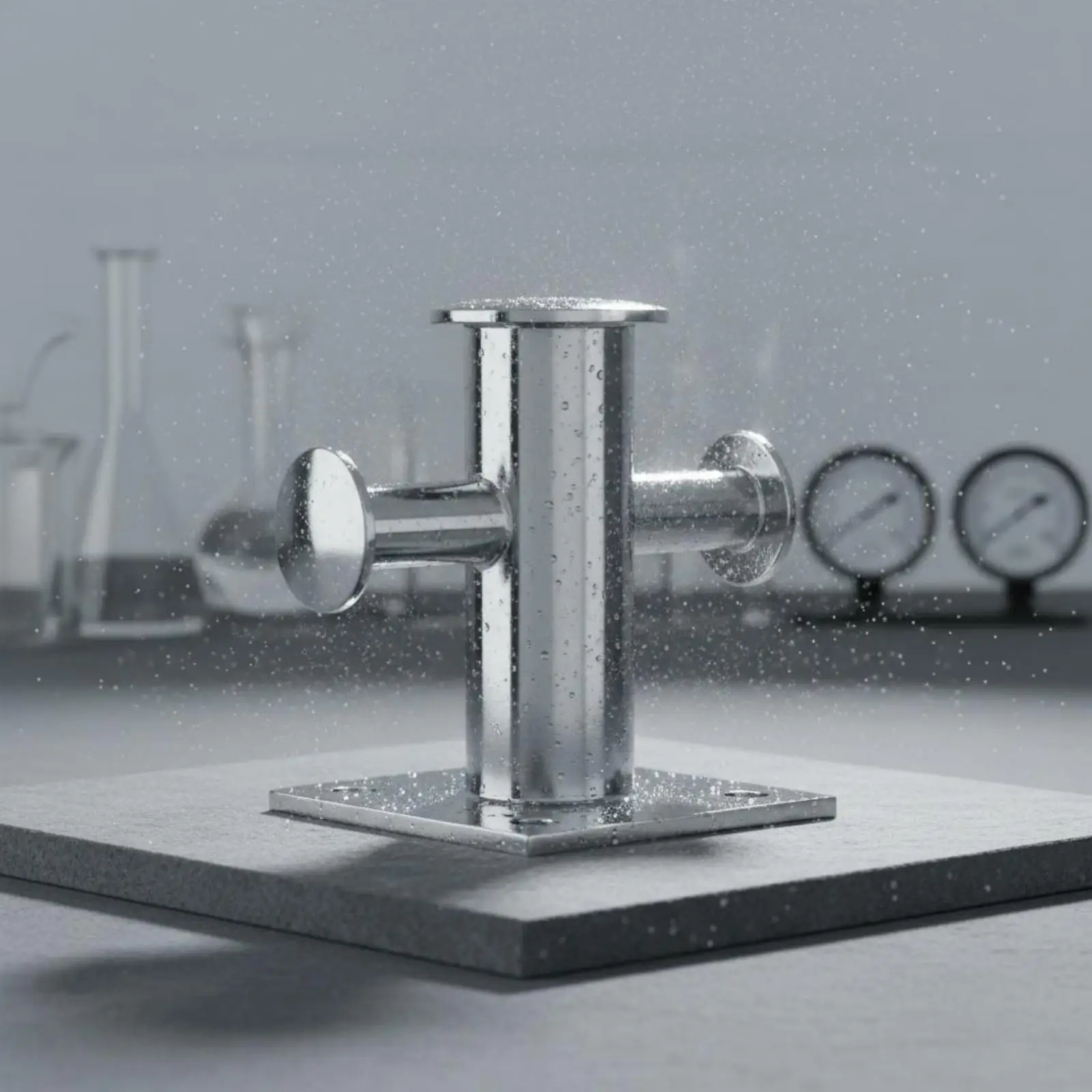 Mooring Bollard Polished Stainless Steel Rope Tie Cleat Cross Dock Post for Marina Docking Scenarios