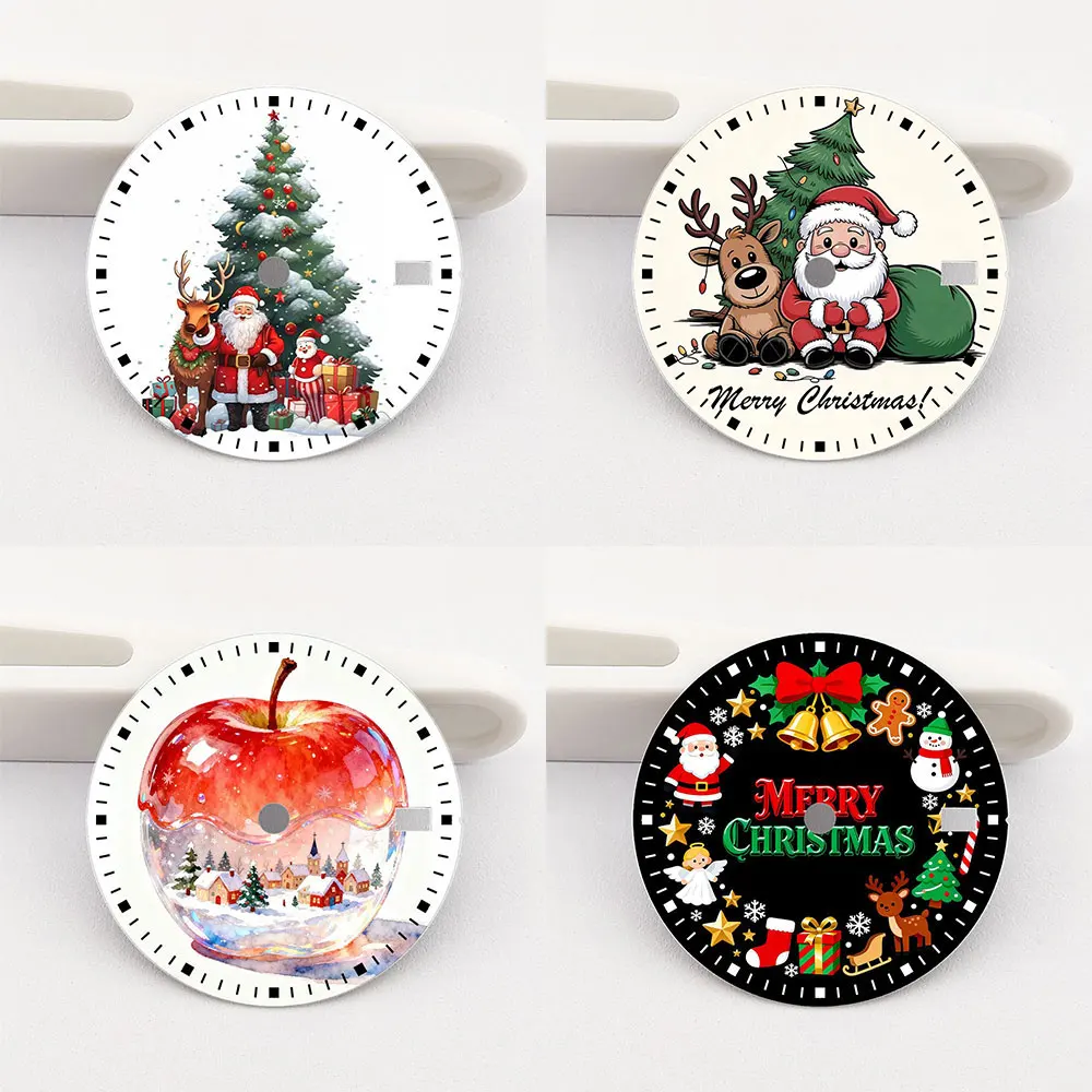

Christmas gift 28.5mm watch dial NH35 dial creative color-printed series dial is suitable for NH35/36 movement watch accessories