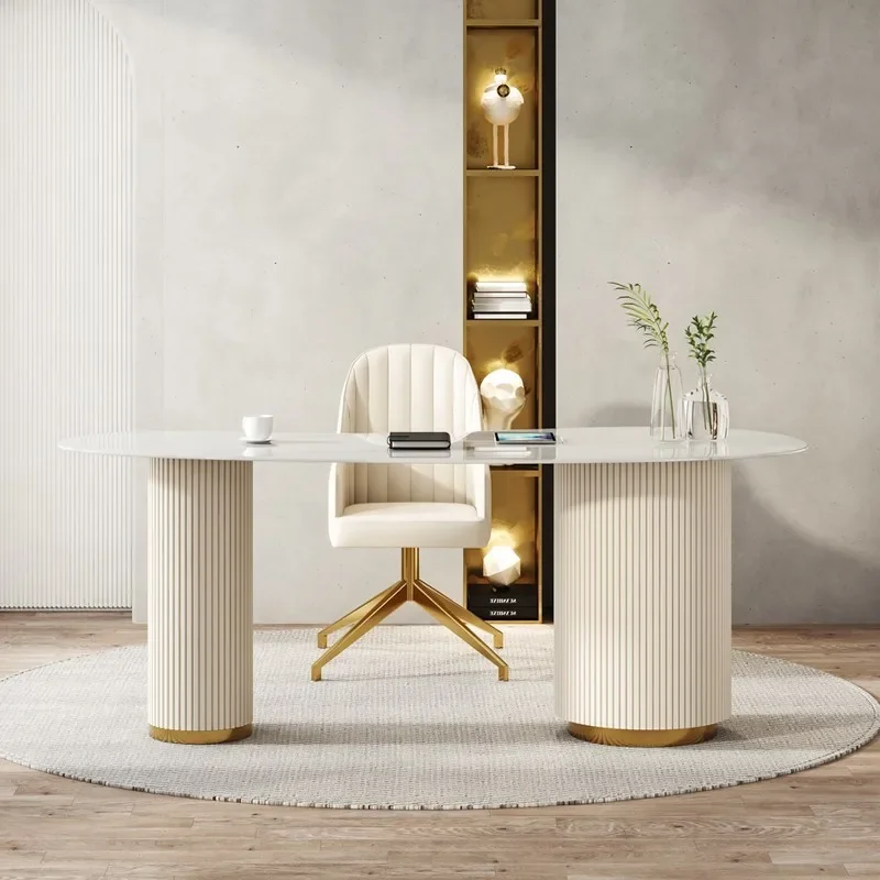 مكاتب طاولة مكتبية أثاث غرفة مكاتب لدراسة الاستقبال كمبيوتر مساعد منزلي حديث احترافي ألعاب تافولو #4