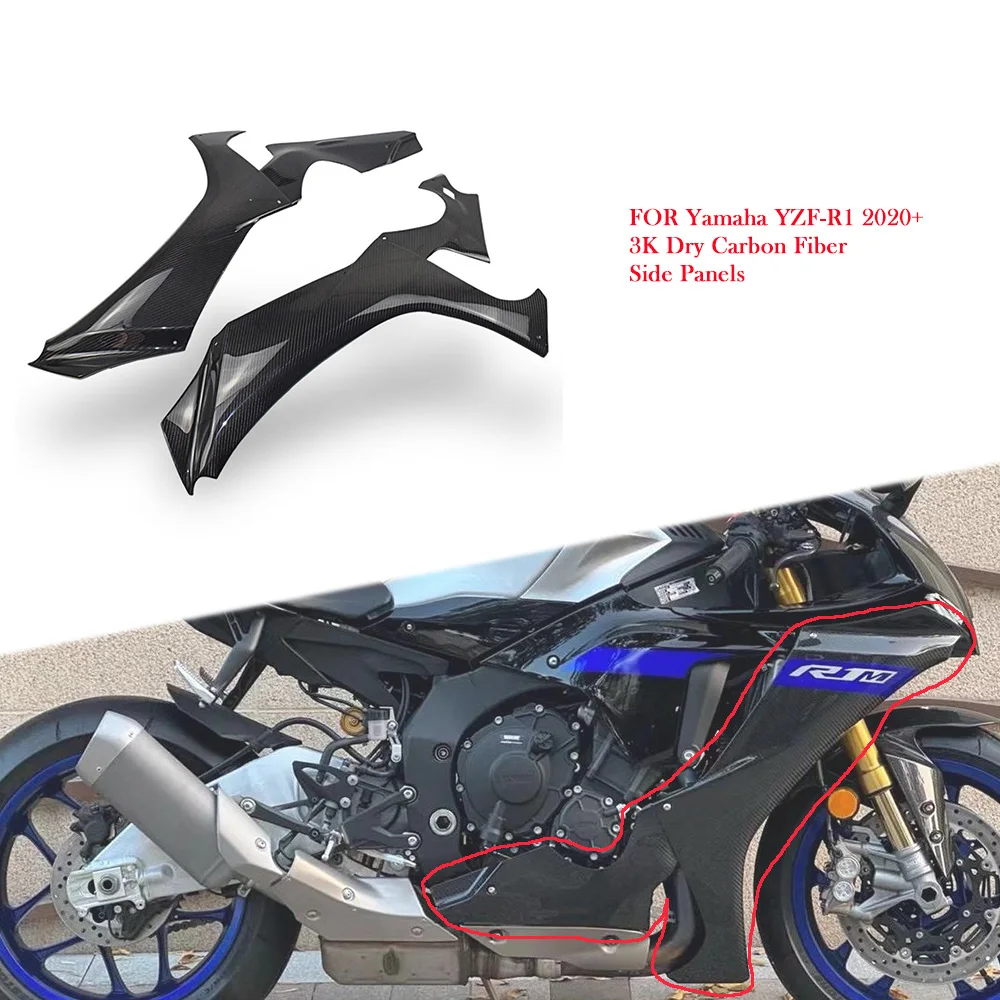 

Motorcycle Carbon Fiber Side Panels Fairing Kits Accessorie Para Moto Surron For YAMAHA YZF-R1 R1 R1M 2020 2021 2022 2023 2024