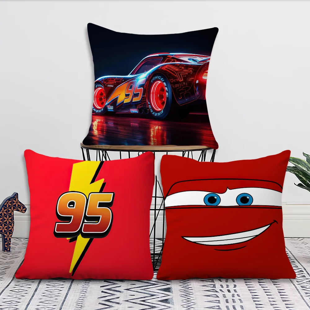 L-Lightning McQueen cars pillow cover Sofa living Printing Decoration Room Home Office Coffee Shop Car Nordic Simplicity Cover