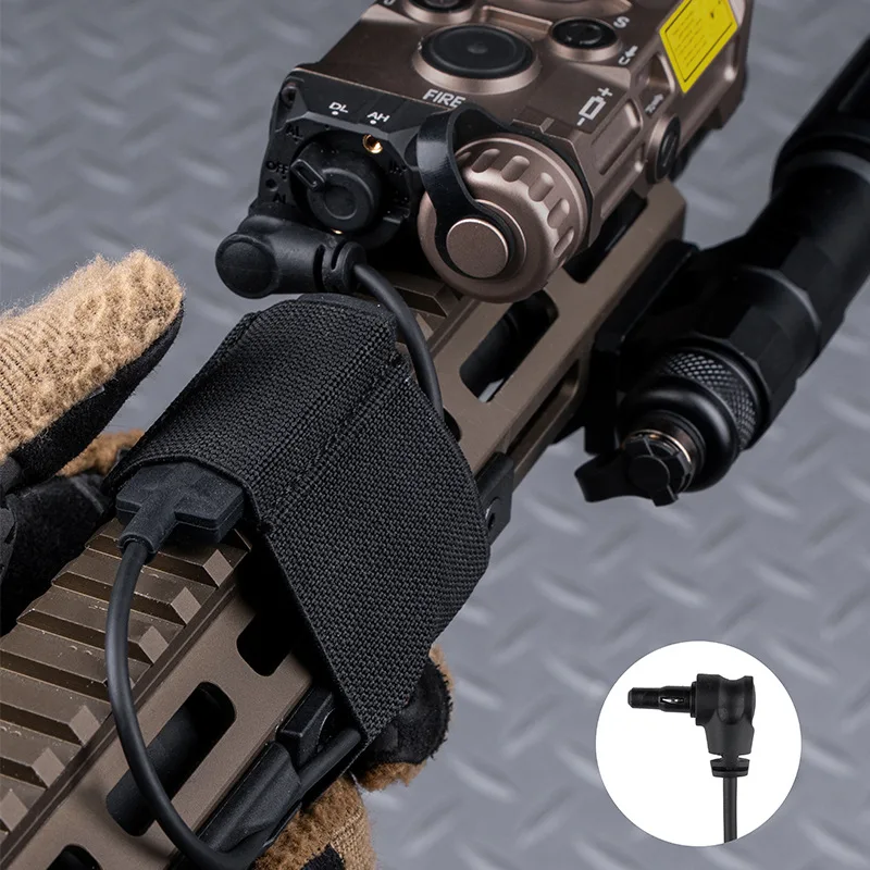SF Guide Rail Wire Switch 2.5mm Crane Laser SF Flashlight Weapan Light PLUG Compact Remote Pressure for PEQ Hunting Accessories view 5