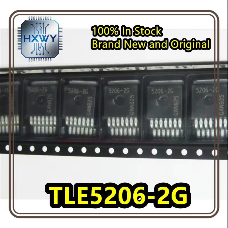 (5/20 pieces) TLE5206-2G 5206-2G TO263-7 Motor drive controller chip, brand new, original, in stock, electronic IC.