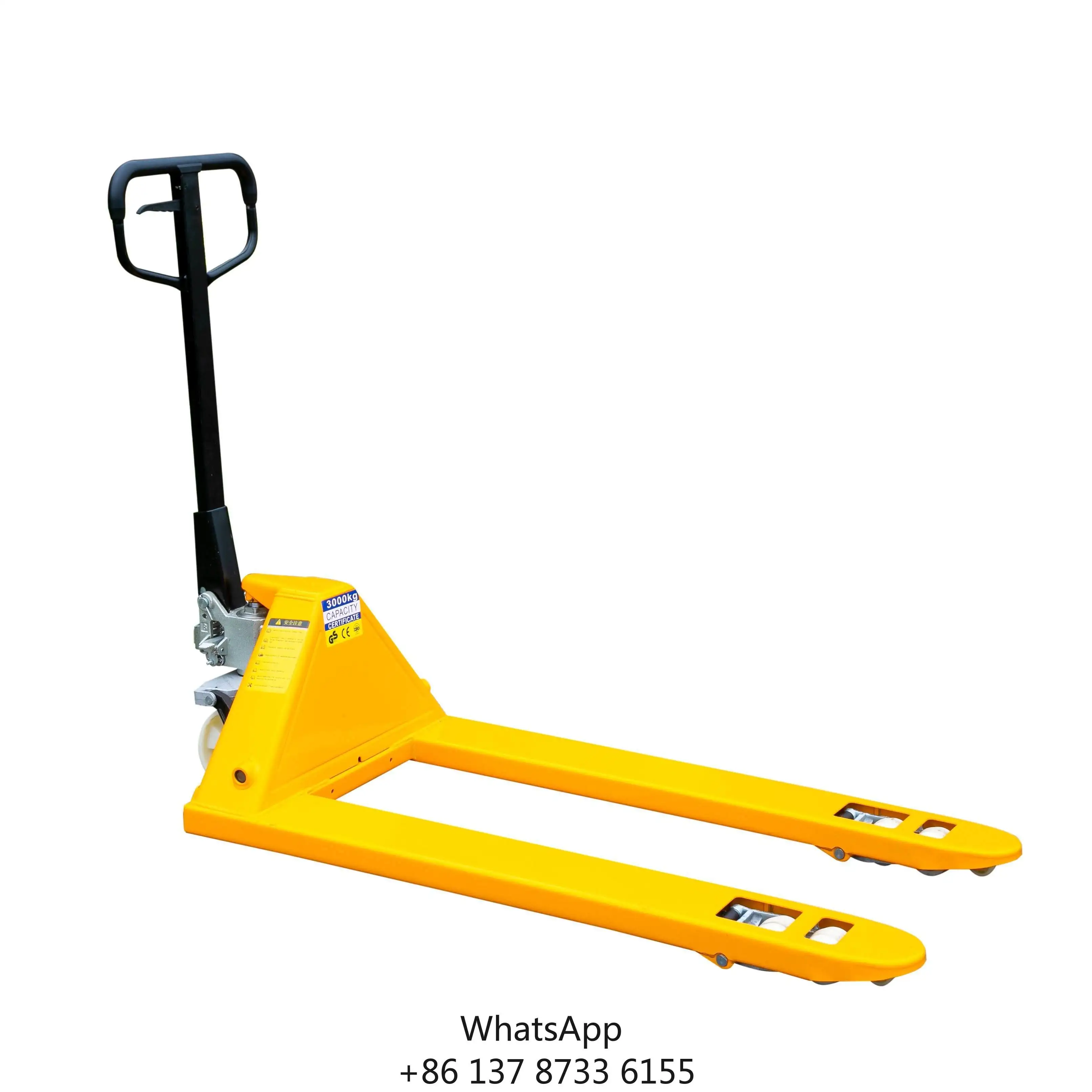 Manual Hydraulic Handling Forklift Hydraulic Pallet Cattle Loading And Unloading Hand Push Trailer Manual Forklift Trolleys